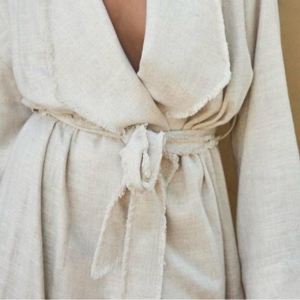 Linen coat